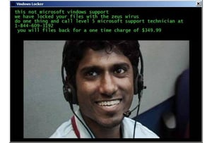This is the Avatar Image for the Tech support scammer AI Voice and Text to Speech Generator